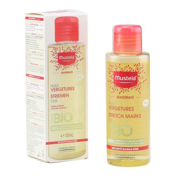 Mustela Maternité Huile vergetures Bio