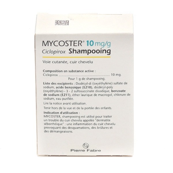 Mycoster shampoing dermite séborrhéique