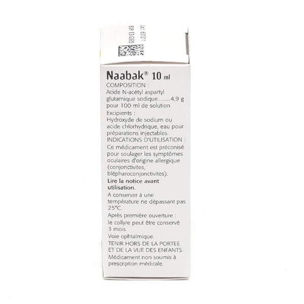 Naabak collyre antihistaminique
