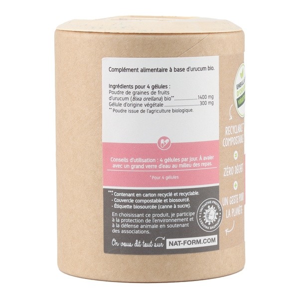 Nat et Form Ecoresponsable Urucum bio gélules