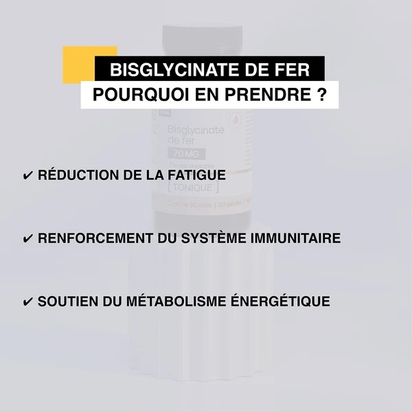 Nat et Form Bisglycinate de fer gélules