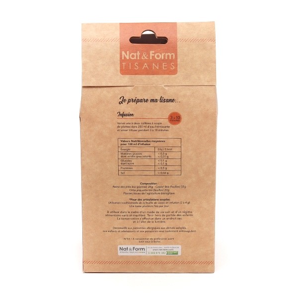 Nat et Form Tisanes bio Articulation