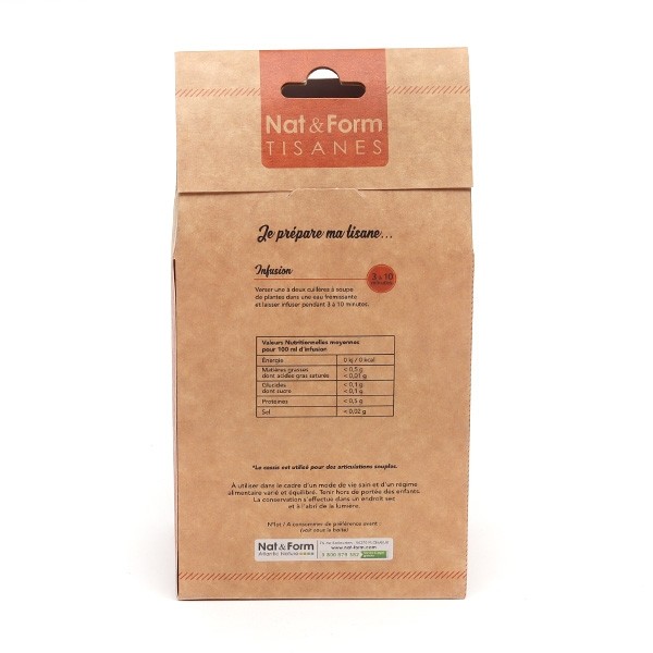 Nat et Form Tisanes bio Cassis feuille