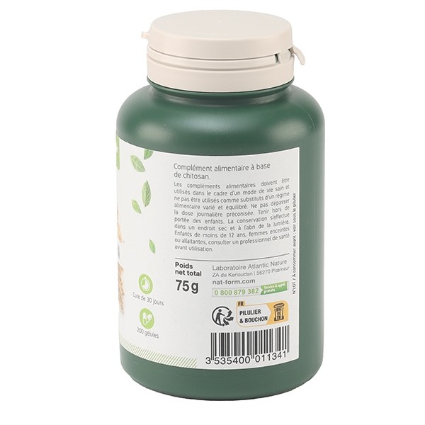 Nat et Form Chitosan gélules
