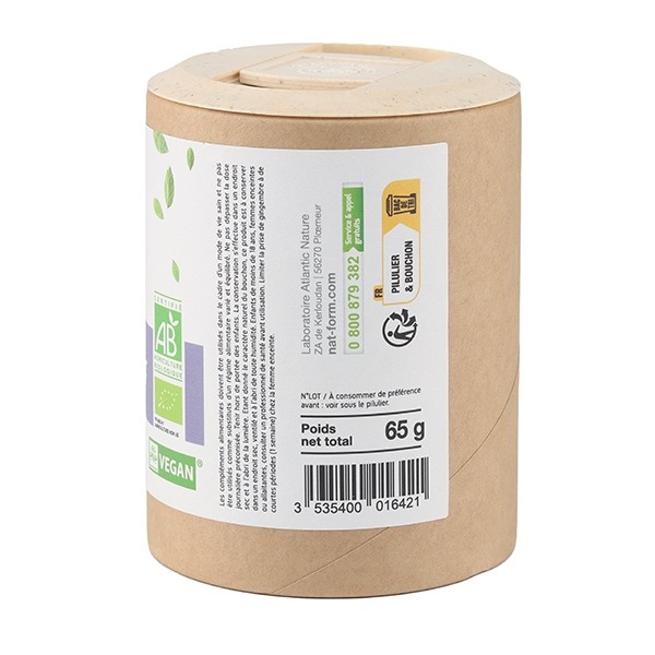 Nat et Form Ecoresponsable gingembre bio gélules