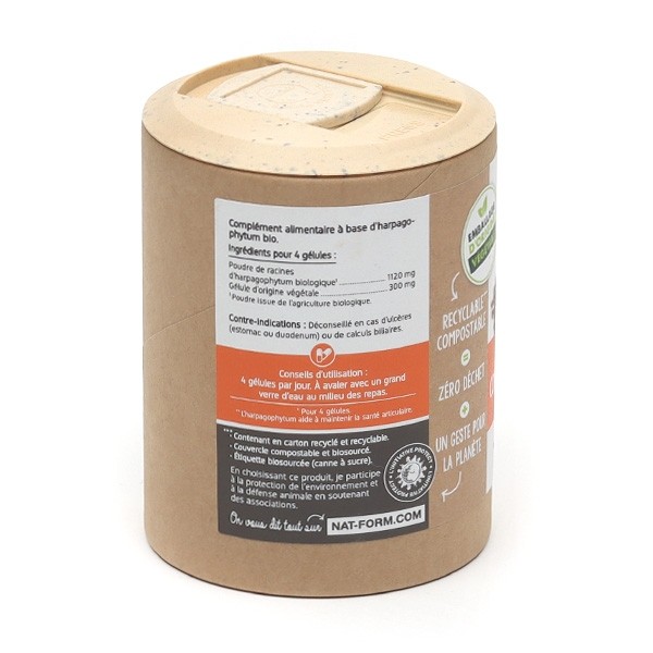 Nat et Form Ecoresponsable Harpagophytum Bio gélules