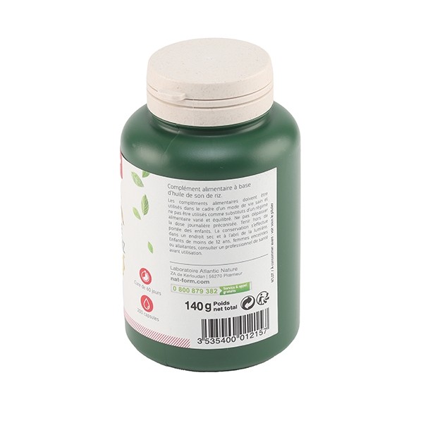 Nat et Form Huile de son de riz capsules