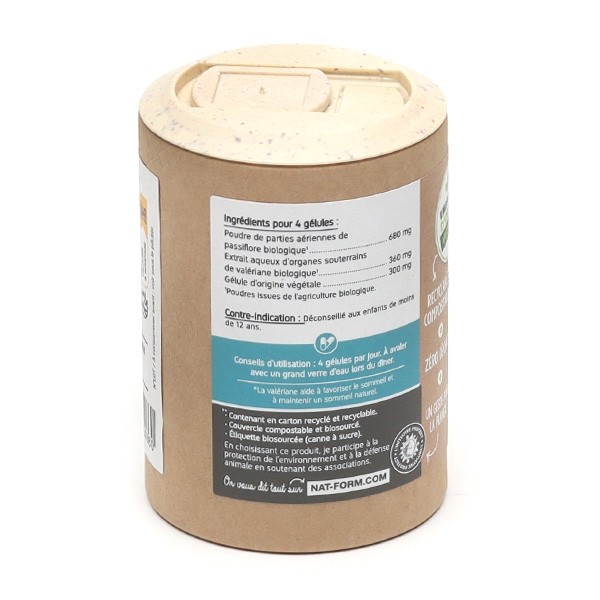 Nat et Form Ecoresponsable Sommeil bio gélules