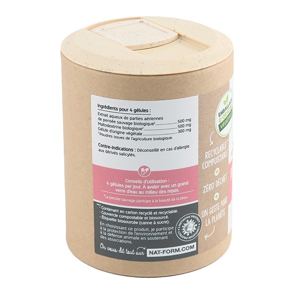 Nat et Form Ecoresponsable Pensée sauvage Bio gélules