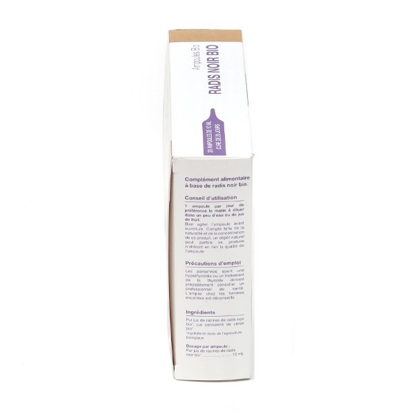 Nat et Form Radis noir Bio ampoules