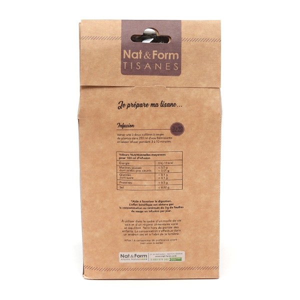 Nat et Form Tisane bio Sauge feuille