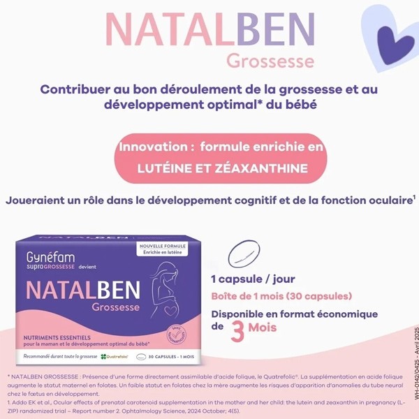 Natalben Grossesse capsules