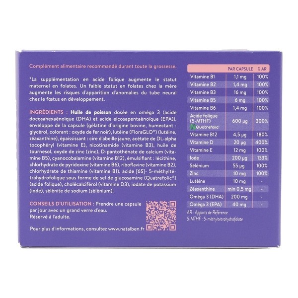 Natalben Grossesse capsules