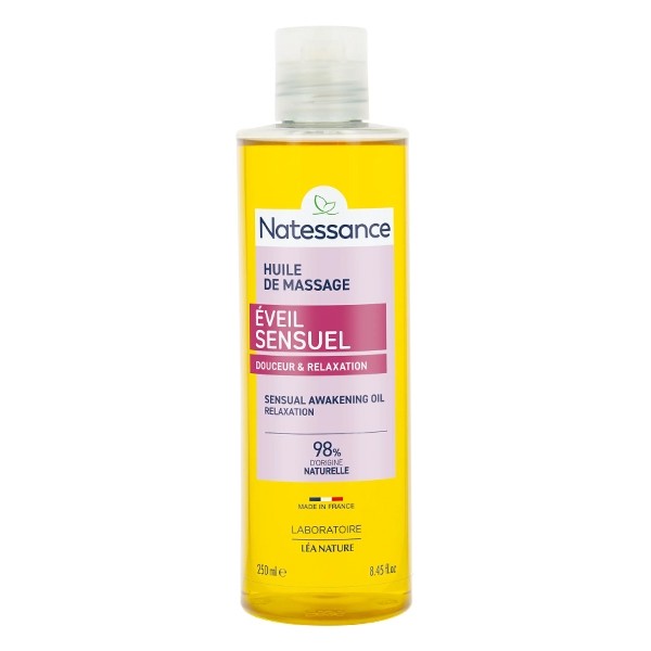 Natessance huile de massage éveil sensuel