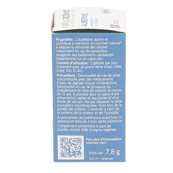 Naturactive Aubépine bio gélules