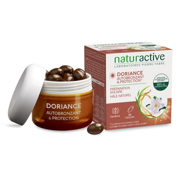 Naturactive Doriance Autobronzant et protection capsules