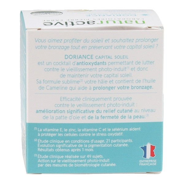 Naturactive Doriance Capital solaire capsules
