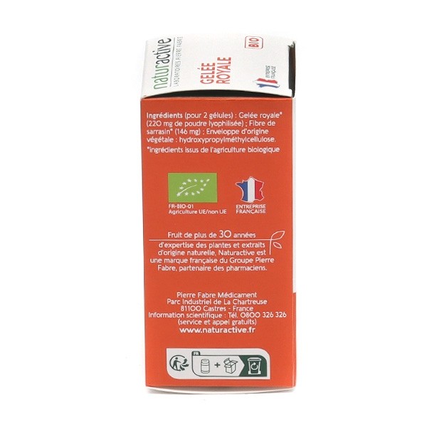 Naturactive gelée royale Bio gélules