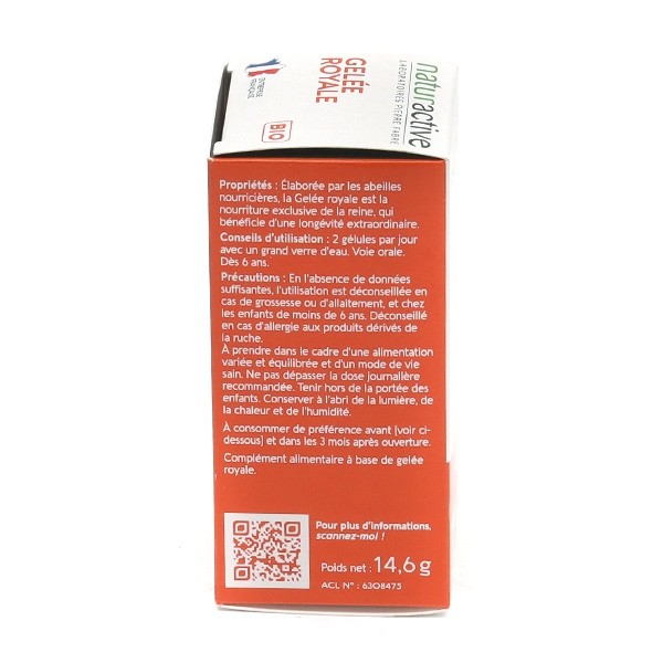 Naturactive gelée royale Bio gélules