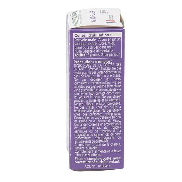 Naturactive huile essentielle de Giroflier Bio