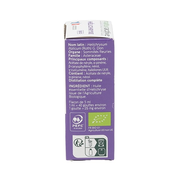 Naturactive huile essentielle Hélichryse italienne Bio
