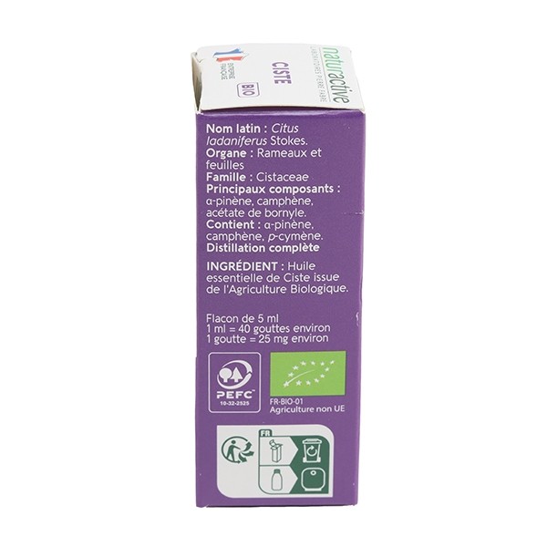 Naturactive huile essentielle de Ciste Bio