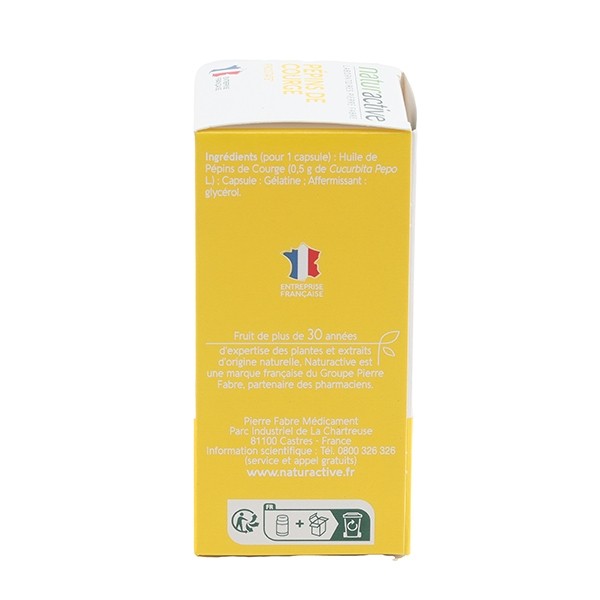 Naturactive Pépins de courge capsules