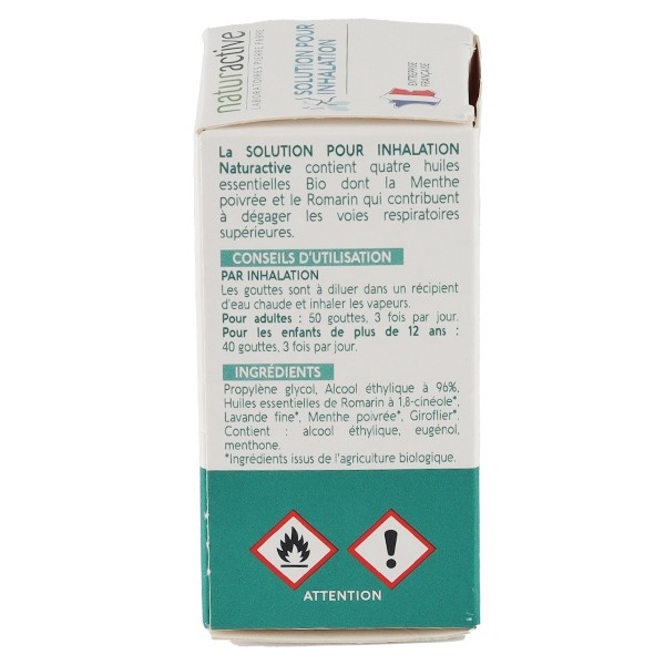Naturactive Solution pour inhalation aux huiles essentielles