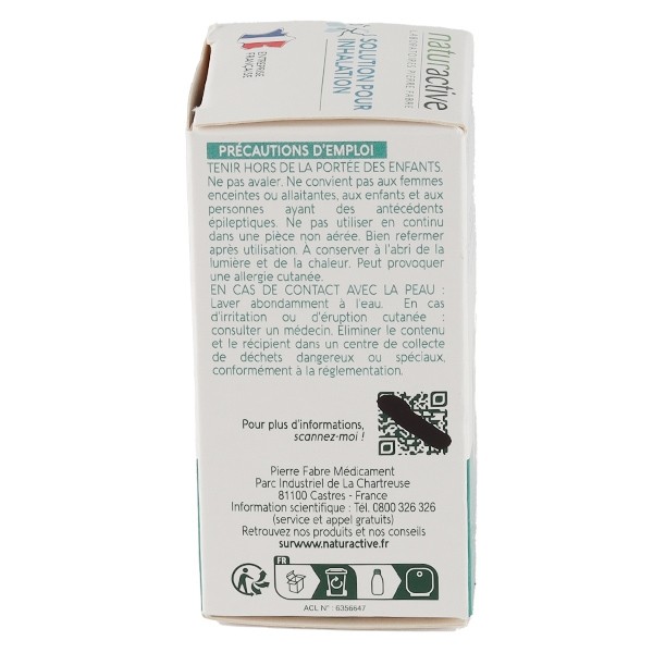 Naturactive Solution pour inhalation aux huiles essentielles