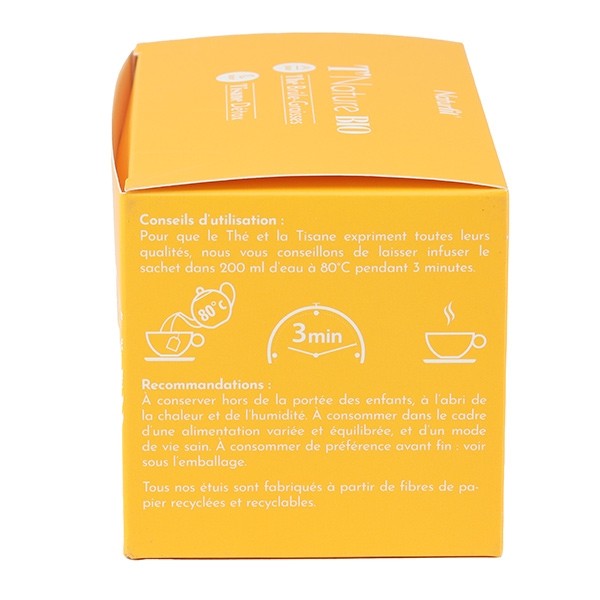 T Nature bio Thé brûle-graisses et Tisane détox sachets