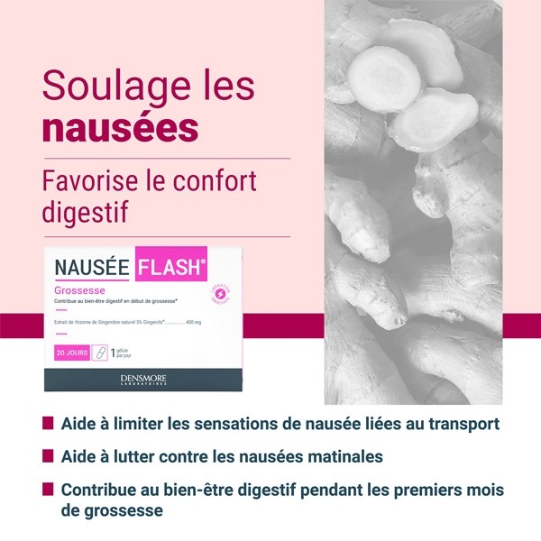 Nausée flash grossesse gélules