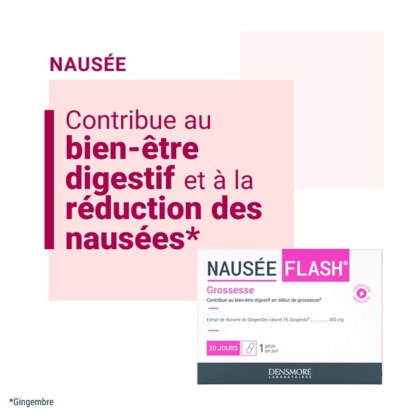 Nausée flash grossesse gélules