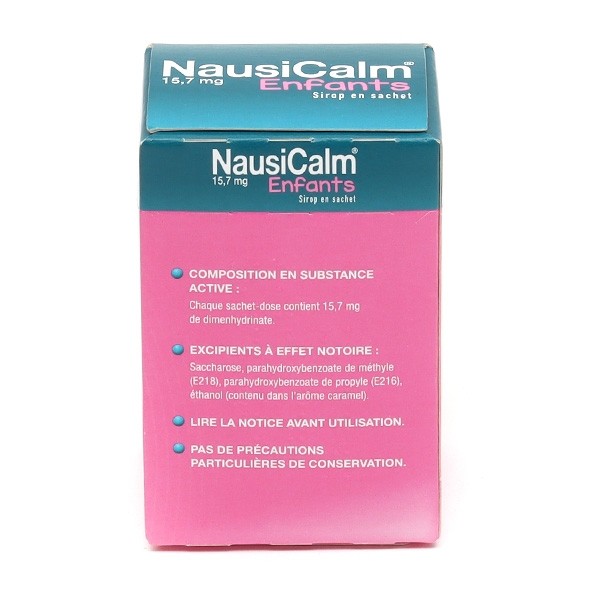 Nausicalm sirop en sachet unidoses