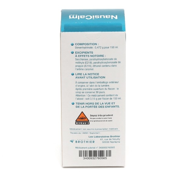 NausiCalm sirop anti vomitif