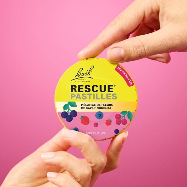 Fleurs de Bach Rescue pastilles Fruits rouges