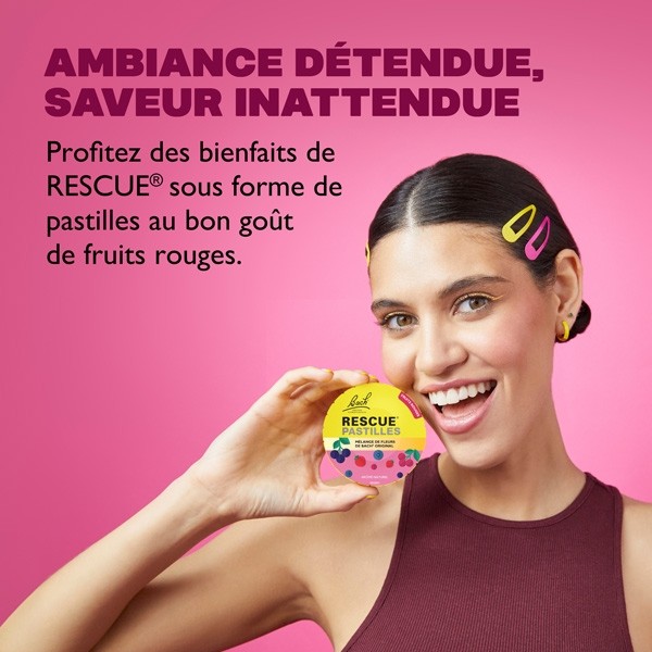 Fleurs de Bach Rescue pastilles Fruits rouges