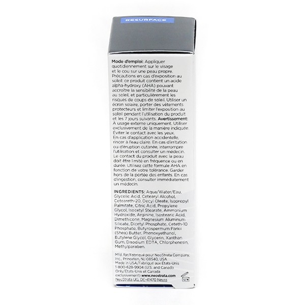 NeoStrata Resurface 10 % AHA crème lissante