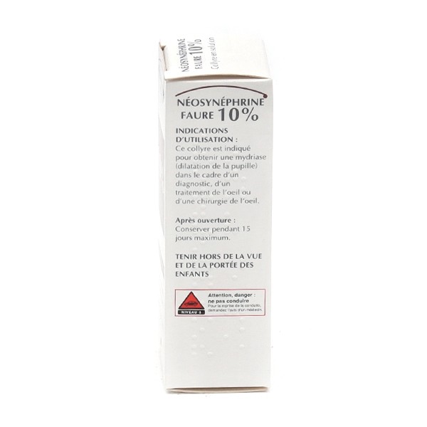 Neosynéphrine Faure 10 % collyre