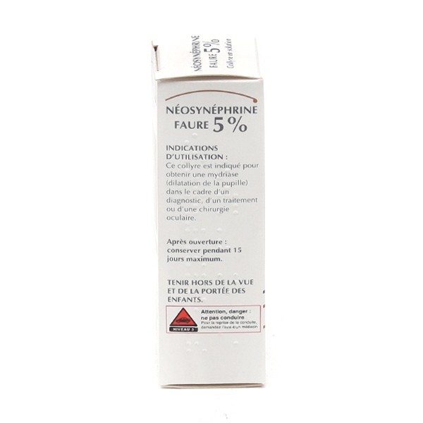 Néosynéphrine Faure 5 % collyre