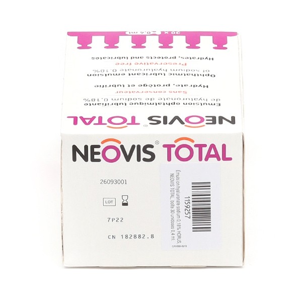 Neovis Total Émulsion ophtalmique lubrifiante unidoses