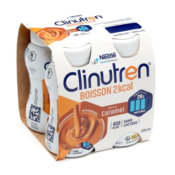 Clinutren HP/HC+ boisson 2kcal saveur caramel