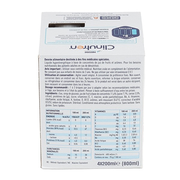 Clinutren Fruit saveur poire cerise