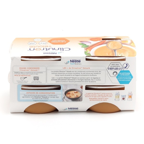 Clinutren velouté carottes potiron