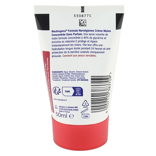 Neutrogena crème mains non parfumée