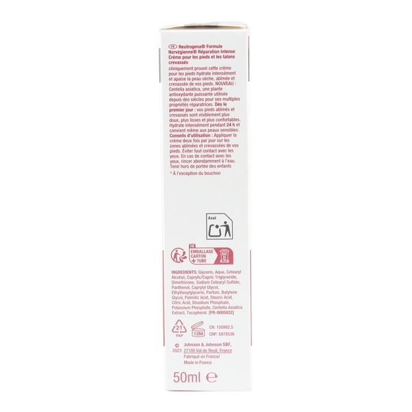 Neutrogena Réparation intense crème hydratante Pieds et talons abimés