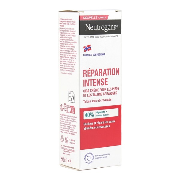 Neutrogena Réparation intense crème hydratante Pieds et talons abimés