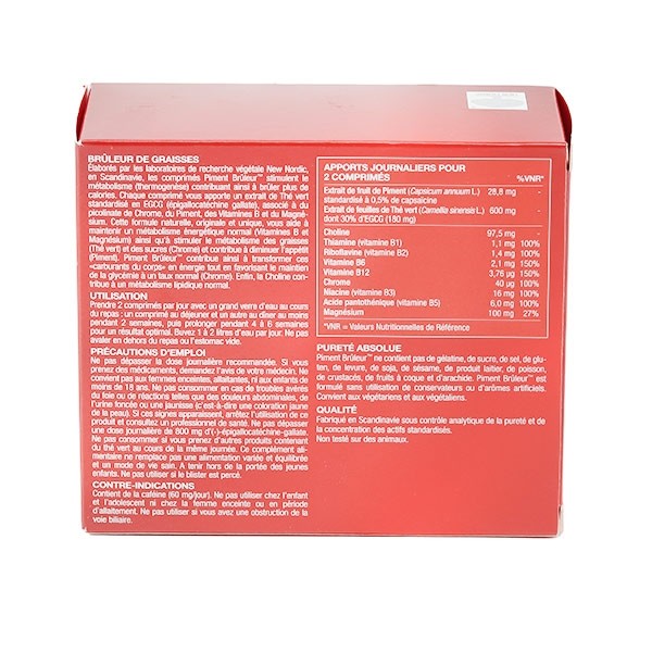 Piment Brûleur comprimés