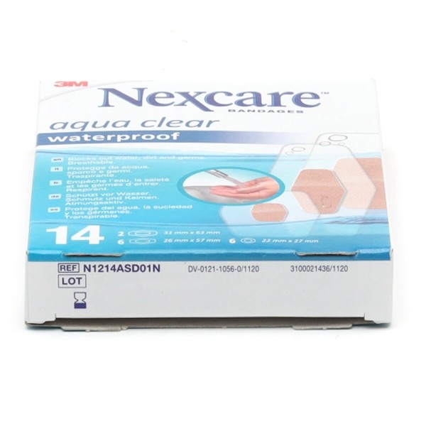 Nexcare Aqua Clear pansements waterproof