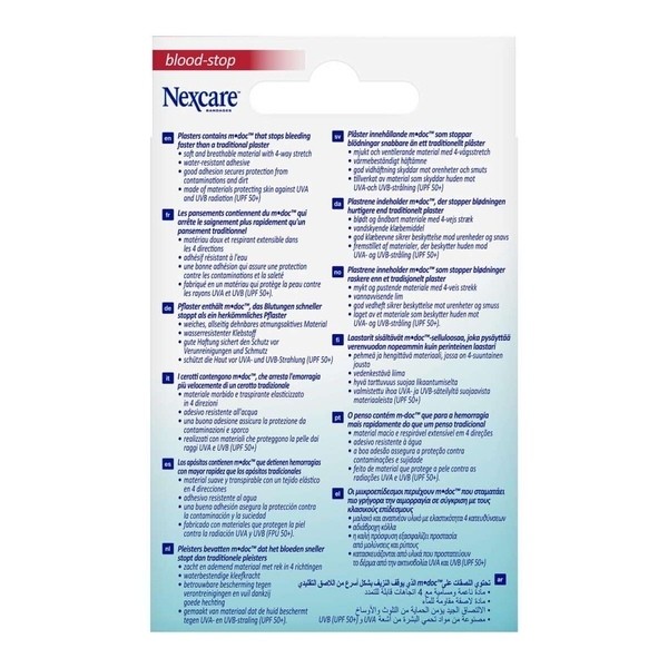 Nexcare Blood-Stop pansements assortis
