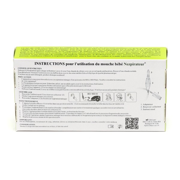 Nezpirateur aspirateur nasal